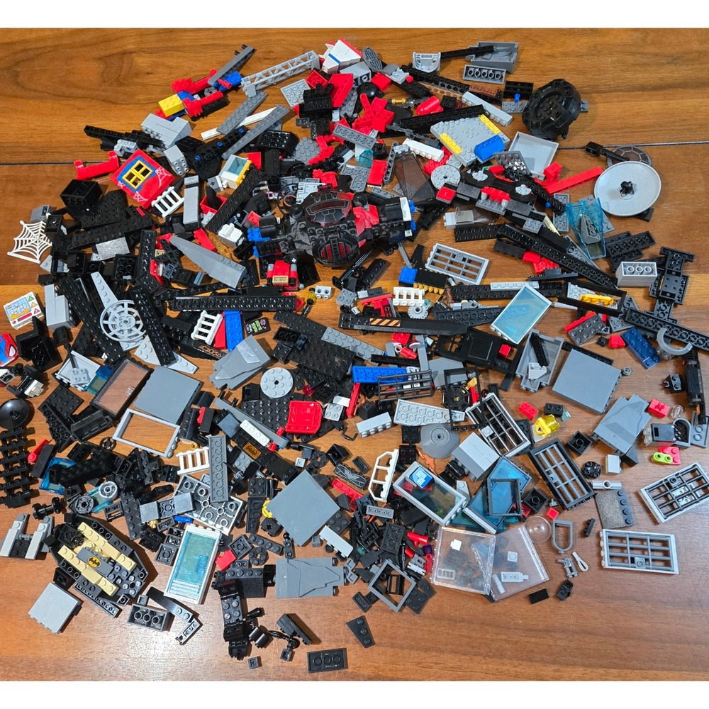 LEGO Bulk Lot 3lb Star Wars Marvel DC Batman Bricks Parts Pieces Assorted